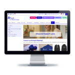 Image of online shop on Mind in West Essex website. website